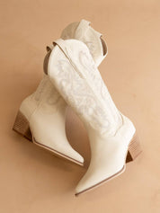 Ivory Classic Western Boot
