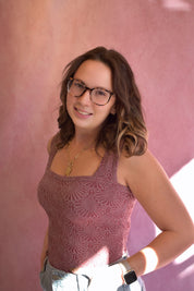 Knit Modal Nylon Spandex Seamless Jacquard Tank