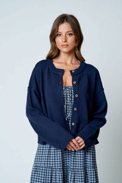Blue Ridge Button Cardigan