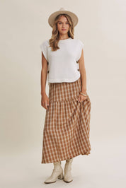 EVERYDAY LAYERING SIDE BUTTON HI-LO SWEATER VEST TOP