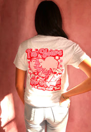 I'm Yours No Refunds Valentines Front & Back Graphic Tee: Ash