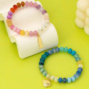 Nautical Multi-Color Beaded Bracelet Set