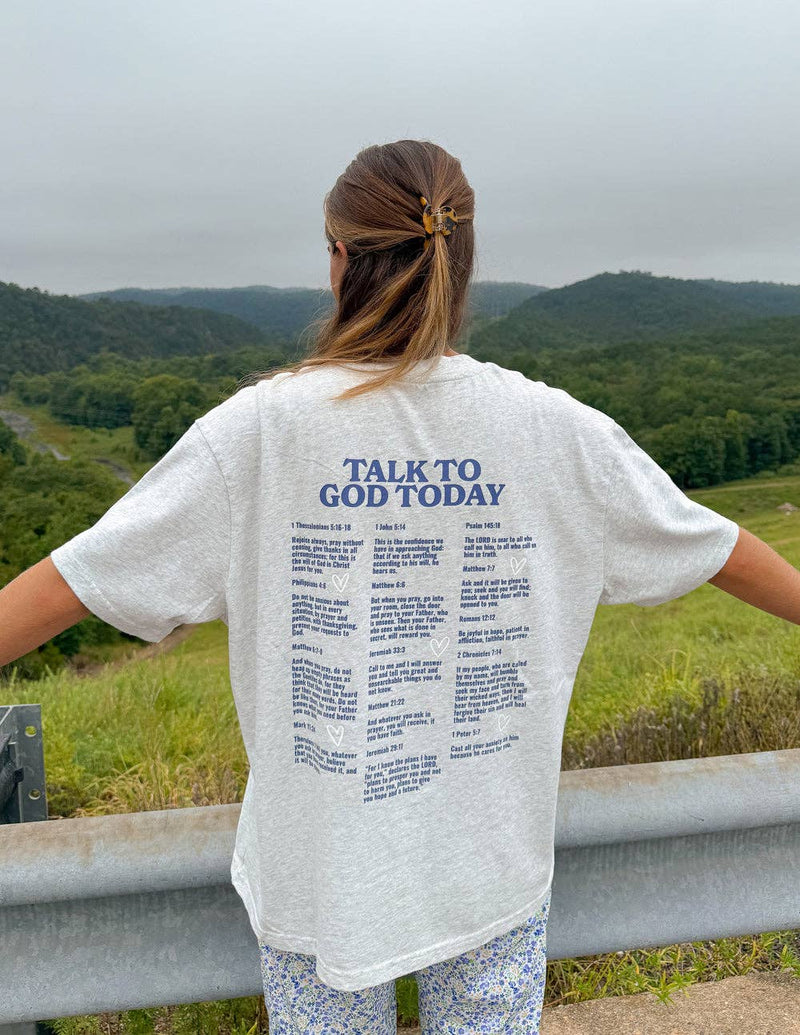 Talk to God Unisex Tee: M