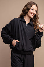 Quarter Zip Fleece Lined Pullover