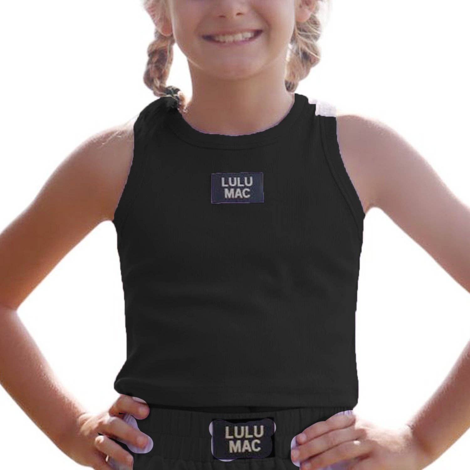 KIDS SOLID TANK: BLACK
