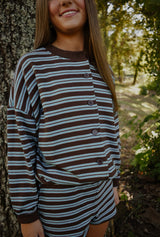 Terry Button Down Jacket