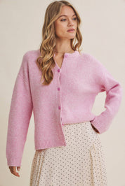 COTTON CANDY CLOUD TOUCH EASY LAYERING SWEATER CARDIGAN