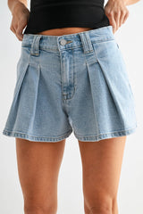 Pleated Bubble Short