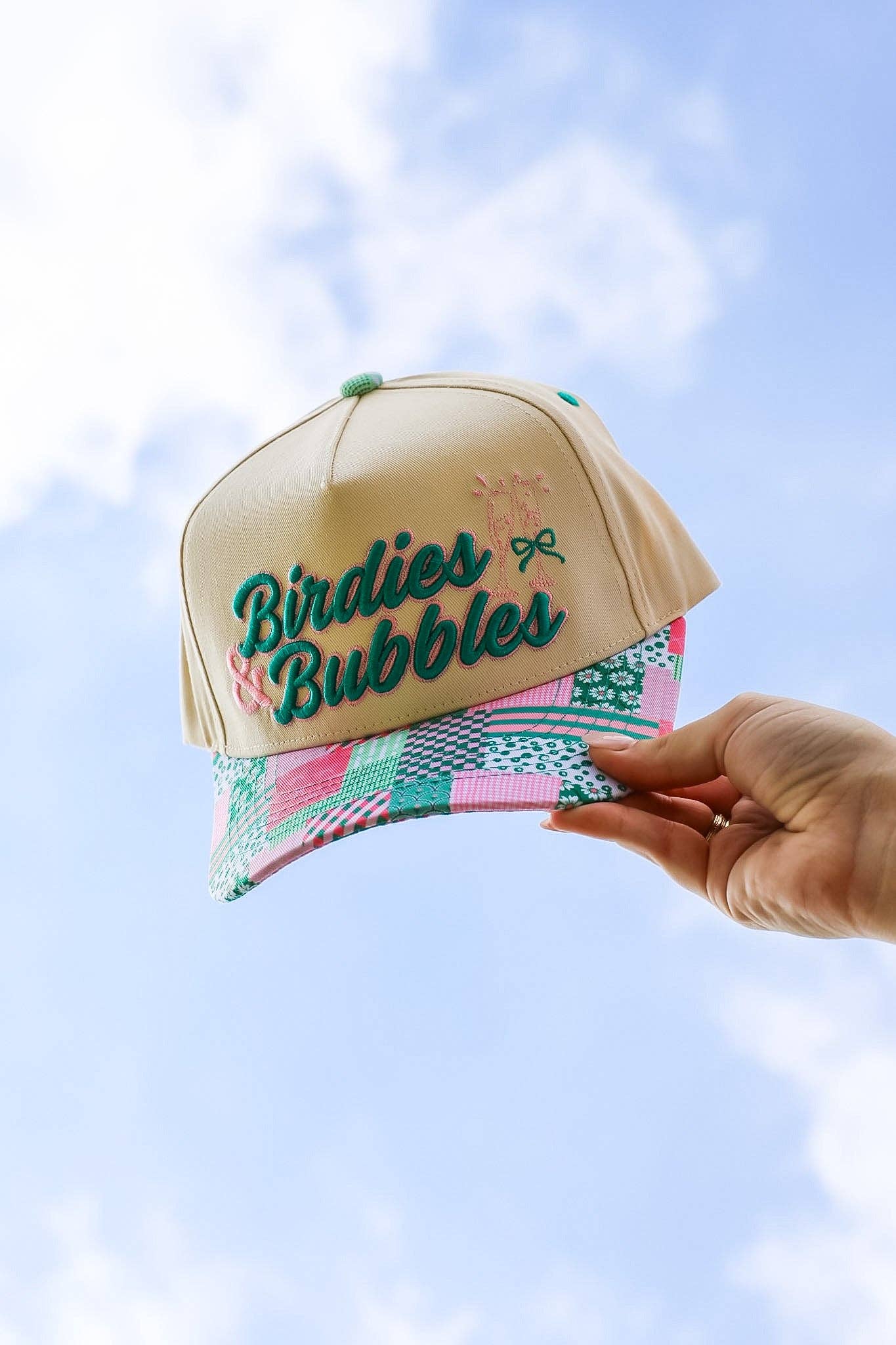 BIRDIES & BUBBLES CANVAS CAP