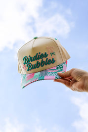 BIRDIES & BUBBLES CANVAS CAP