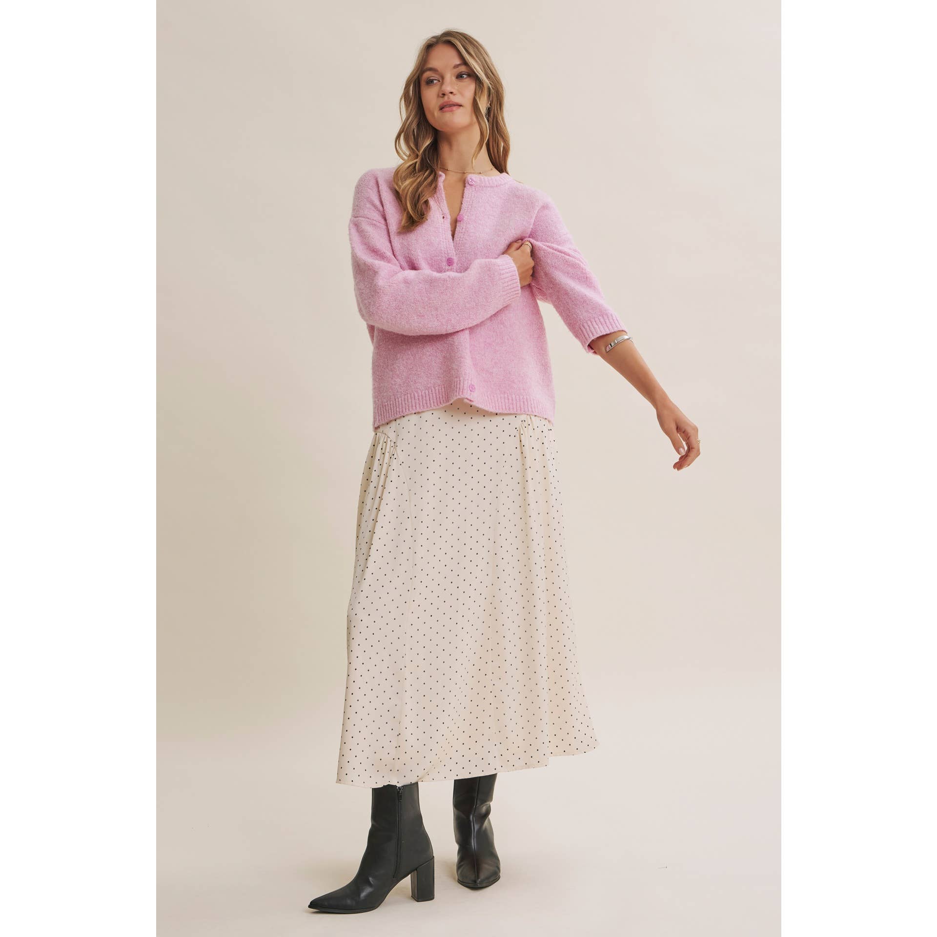 COTTON CANDY CLOUD TOUCH EASY LAYERING SWEATER CARDIGAN