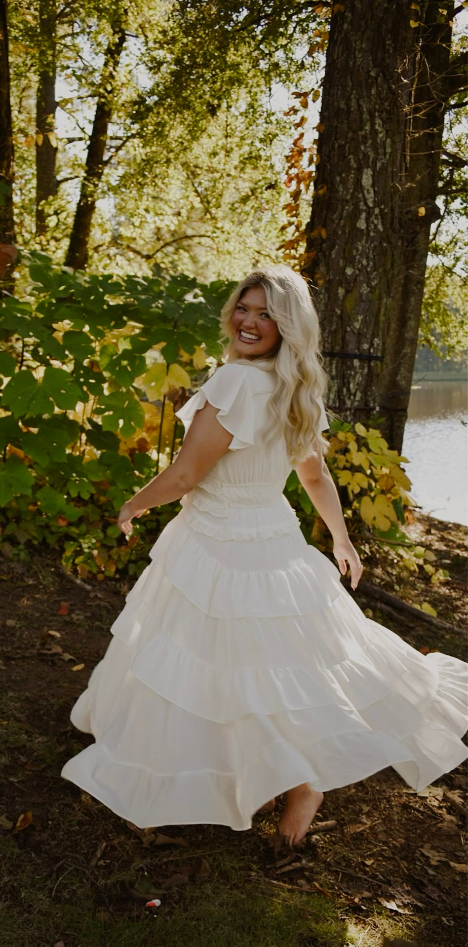 Tiered Midi Dress