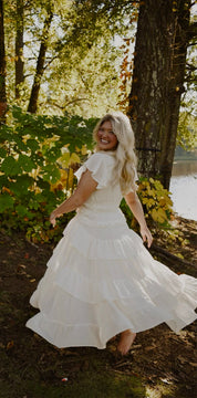 Tiered Midi Dress