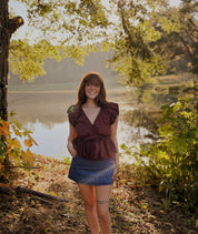 The Hadley Ruffle Top