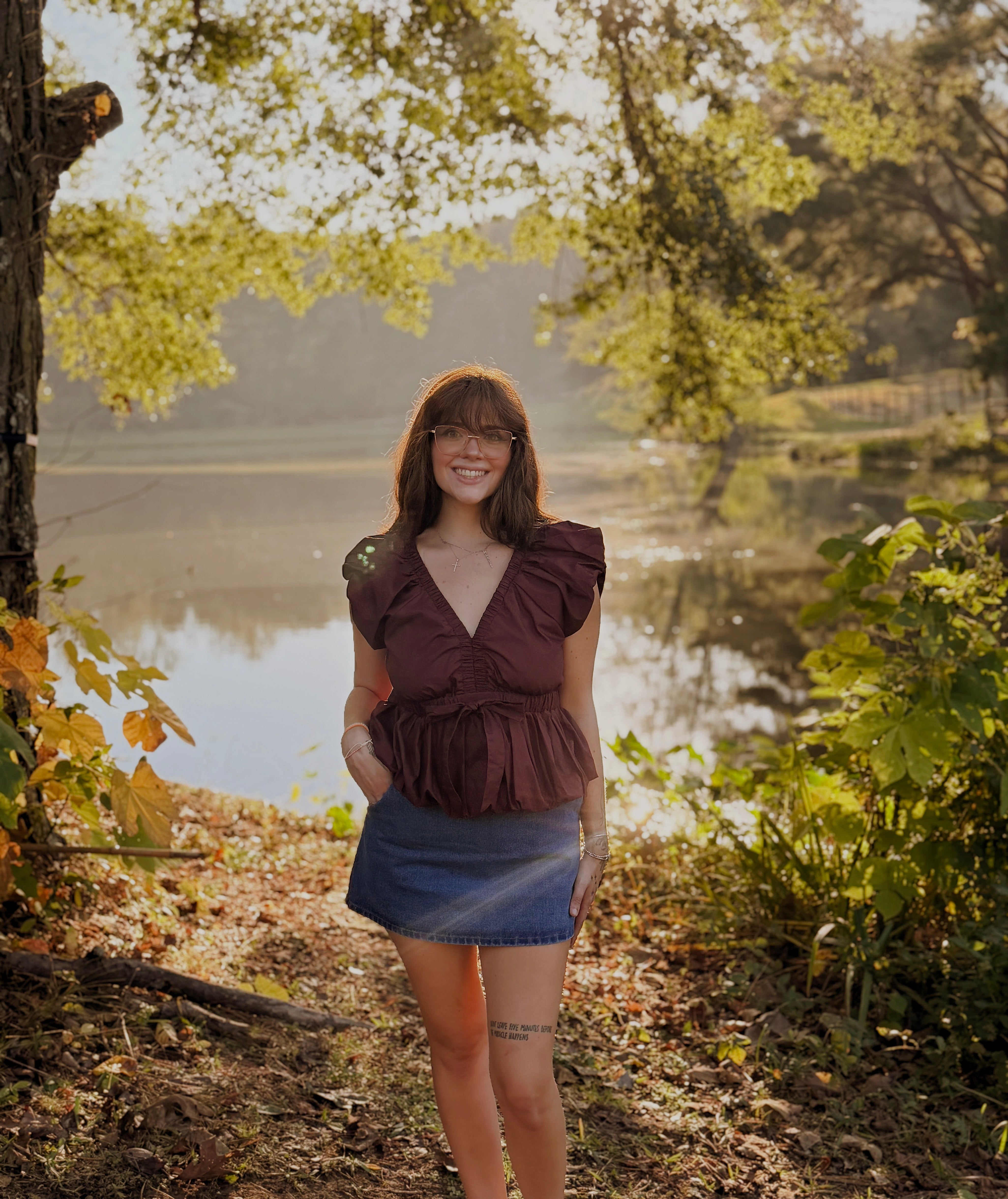 The Hadley Ruffle Top