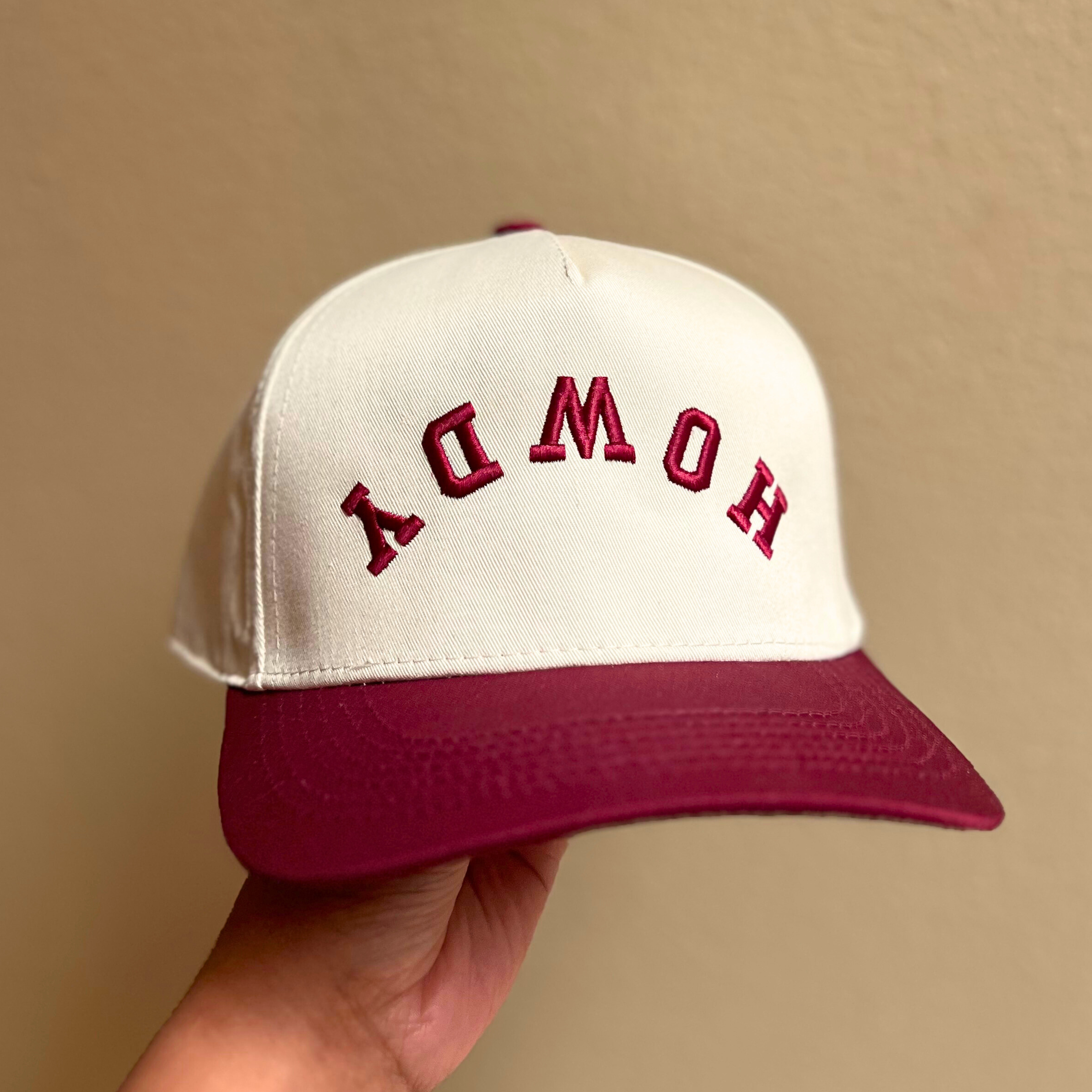 HOWDY - Upside Down Two- Toned Structured Cap