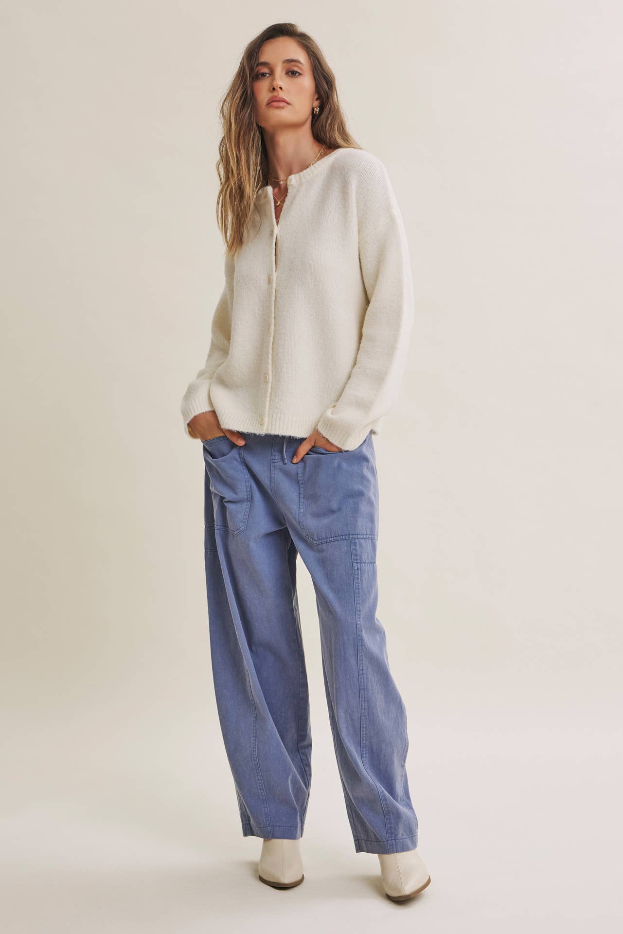 COTTON CANDY CLOUD TOUCH EASY LAYERING SWEATER CARDIGAN