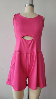 Athletic Cutout Romper