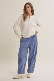 COTTON CANDY CLOUD TOUCH EASY LAYERING SWEATER CARDIGAN