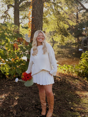 Longsleeve Sweater and Skirt Set