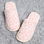 Leopard Patterned Soft Home Indoor Floor Slippers
: Pink / M/L