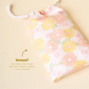 XL Quick-Dry Beach Towel-Daisy Peach
