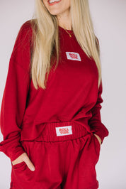 The Ava Airy Shorts Roll Tide Woven Label