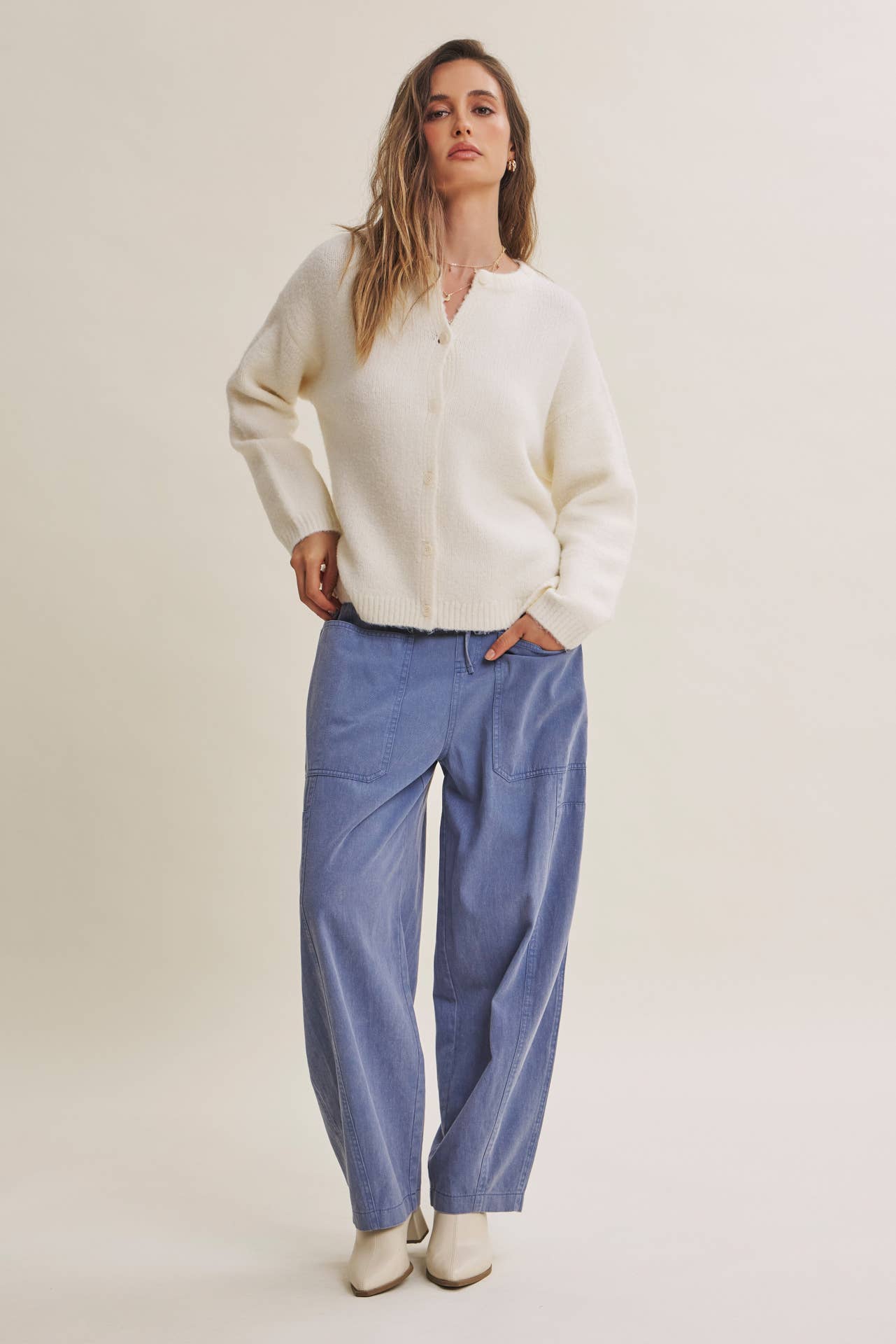 COTTON CANDY CLOUD TOUCH EASY LAYERING SWEATER CARDIGAN