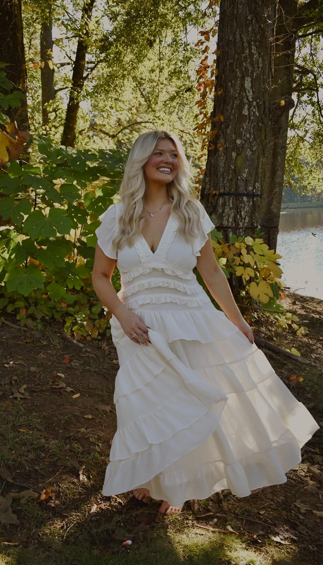 Tiered Midi Dress