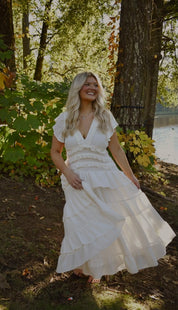 Tiered Midi Dress