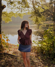 The Hadley Ruffle Top
