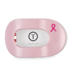 Flat Round Hair Clip | Large | Pink Ribbon Power