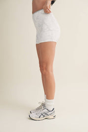 Camo Print Biker Shorts