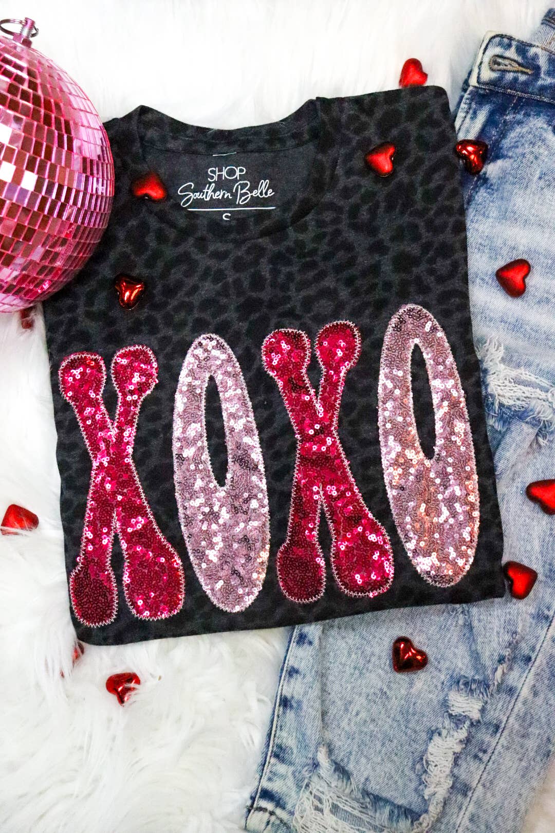 XOXO Valentines Day Short Sleeve Shirt