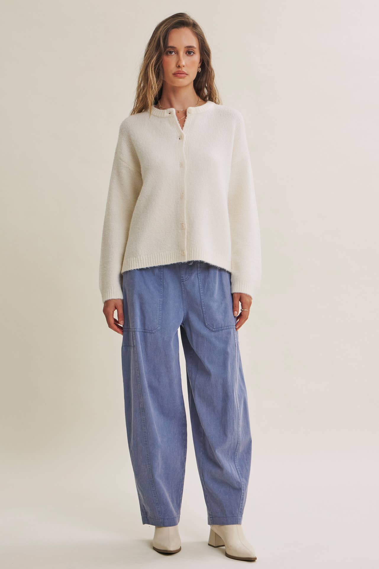 COTTON CANDY CLOUD TOUCH EASY LAYERING SWEATER CARDIGAN