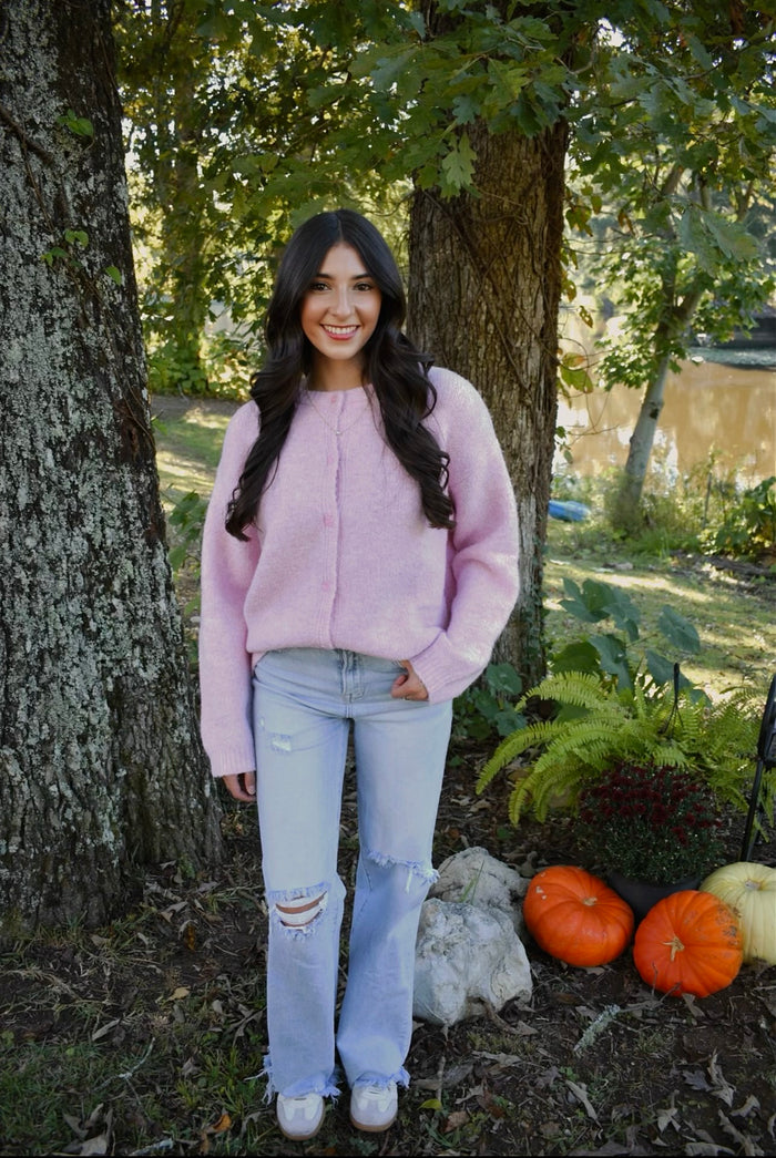 COTTON CANDY CLOUD TOUCH EASY LAYERING SWEATER CARDIGAN
