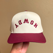 HOWDY - Upside Down Two- Toned Structured Cap