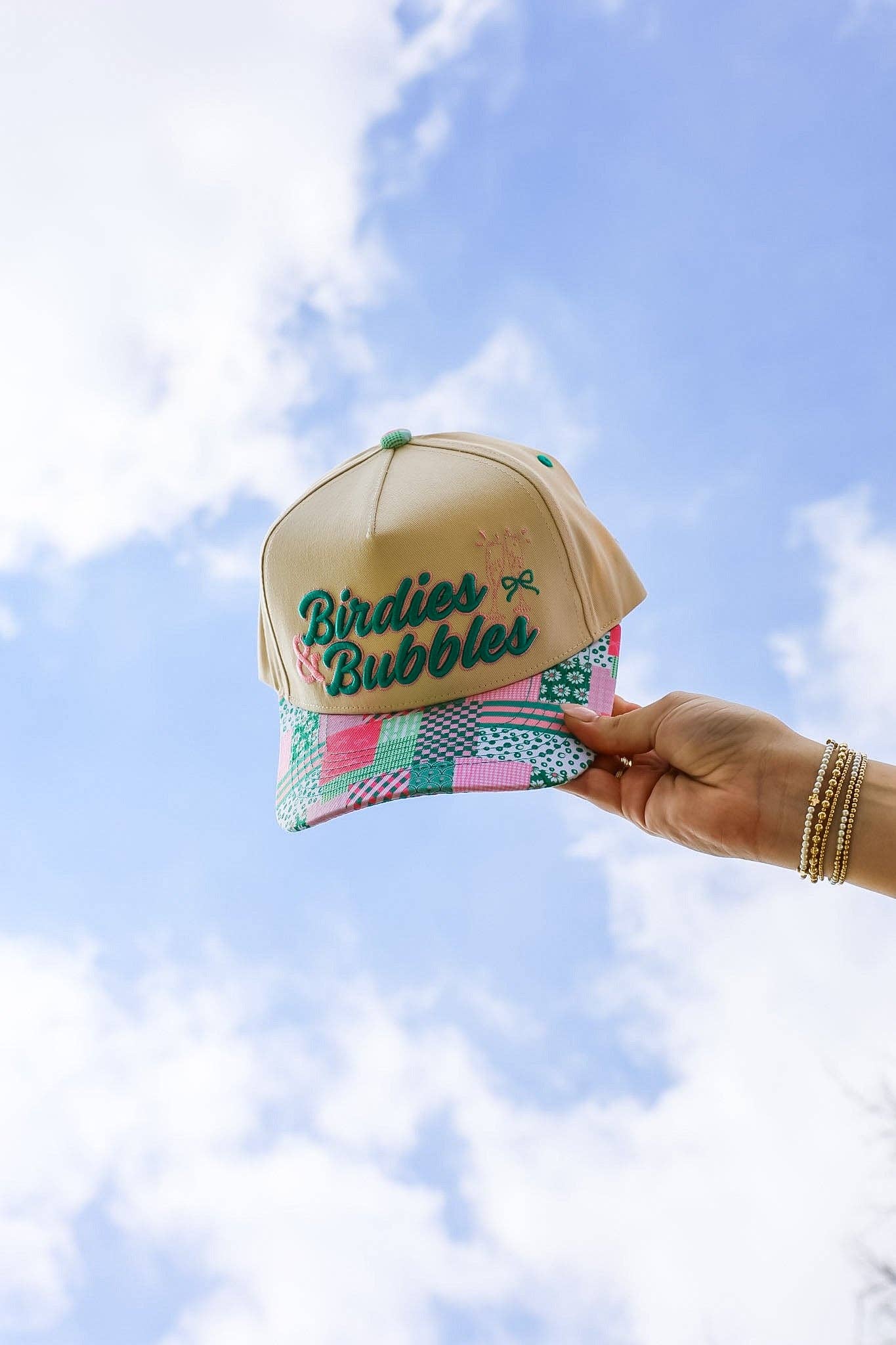 BIRDIES & BUBBLES CANVAS CAP