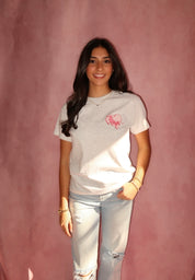 I'm Yours No Refunds Valentines Front & Back Graphic Tee: Ash