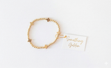 The Haven Cross Bracelet in Gold