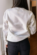 Game Day FOOTBALL Letter Crew Neck Graphic Sweatshirt