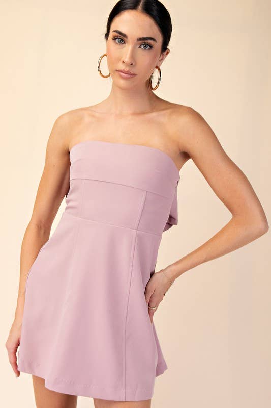 Strapless Bow Dress