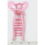 Matte Pastel Tone Bow Shape Hair Claw: