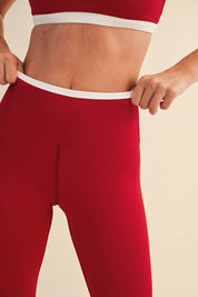 Contrast Binding Legging