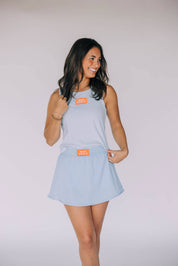 The Alli Tennis Skort War Eagle Woven Label