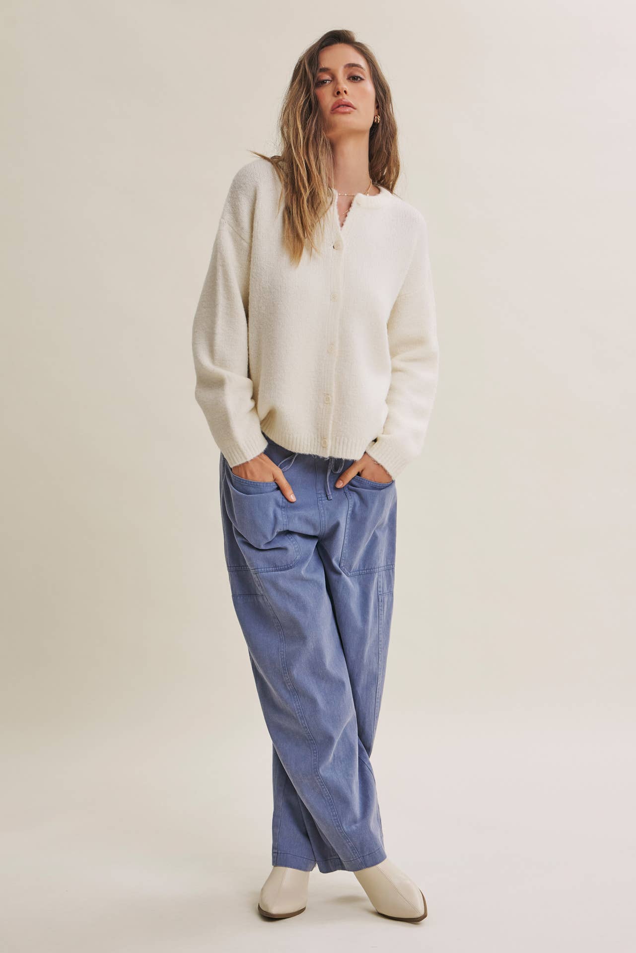 COTTON CANDY CLOUD TOUCH EASY LAYERING SWEATER CARDIGAN