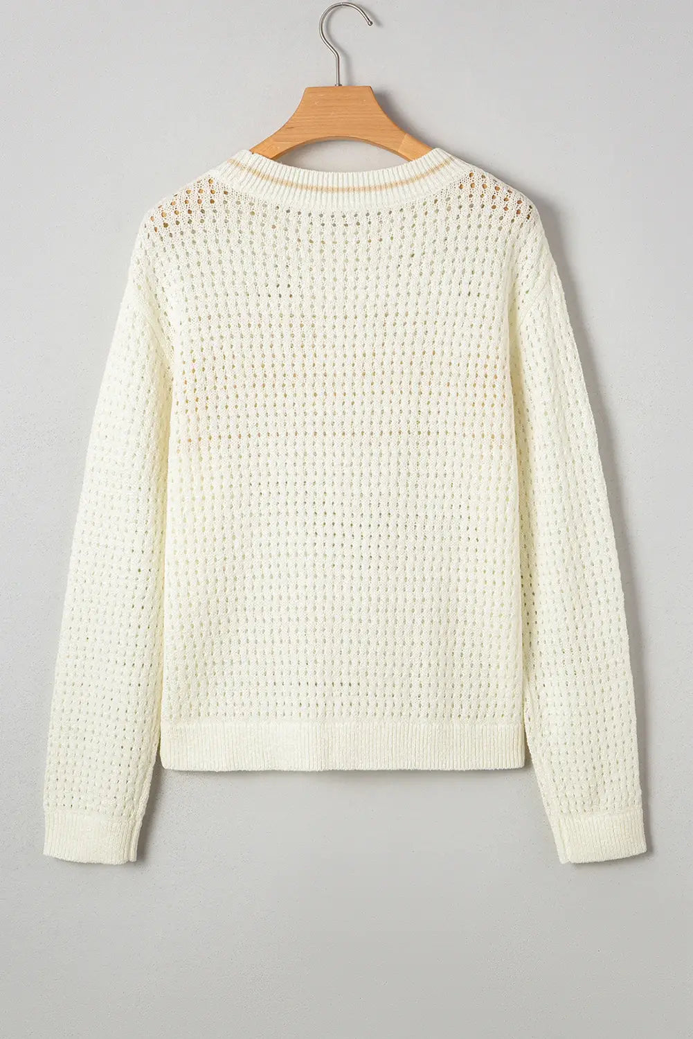 BEACH Hollow Out Knitted Spring Coverup