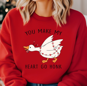 Red-Funny Valentine Goose T-Shirt