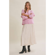 COTTON CANDY CLOUD TOUCH EASY LAYERING SWEATER CARDIGAN