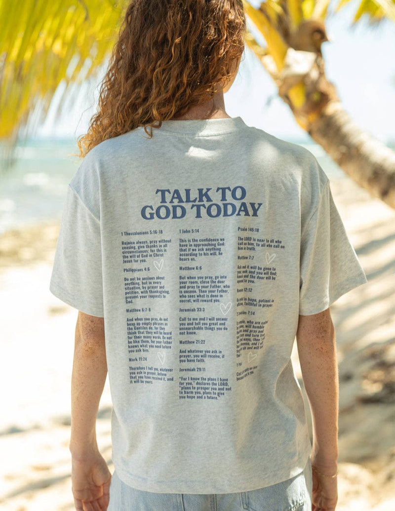 Talk to God Unisex Tee: M